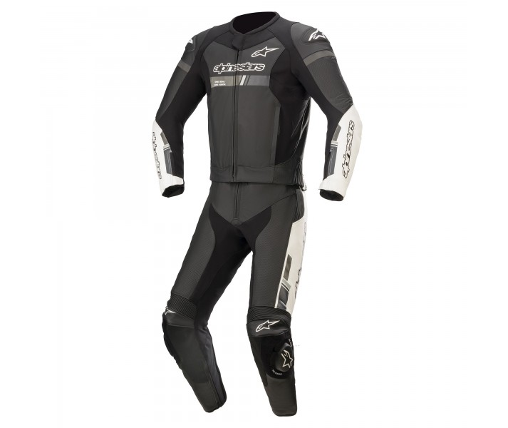 Mono Alpinestars GP Force Chaser Leather 2Pz Negro Blanco |3160321-12|