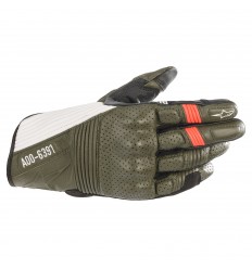 Guantes Alpinestars AS-DSL Kei Forest Negro Blanco |3566221-6123|