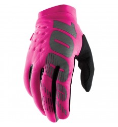 Guantes 100% Mujer Brisk Rosa Negro |33305736|