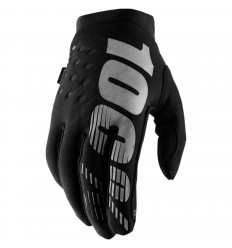 Guantes 100% Infantil Brisker Negro Gris |33321438|