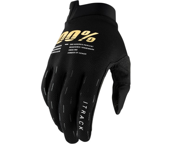 Guantes 100% Infantil Itrack Negro |33321582|