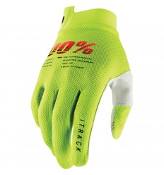 Guantes 100% Infantil Itrack Amarillo Fluor |33321586|