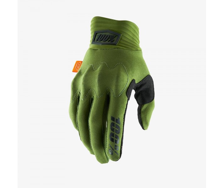 Guantes 100% Cognito D30 Verde/Negro