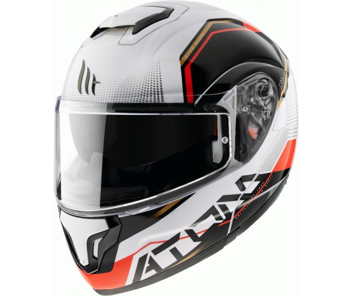 Casco MT Atom SV Quark Rojo Perla - Fabregues Motos