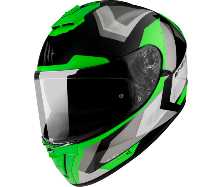 Casco MT Blade 2 SV Finishline Verde Fluor |11187293603|