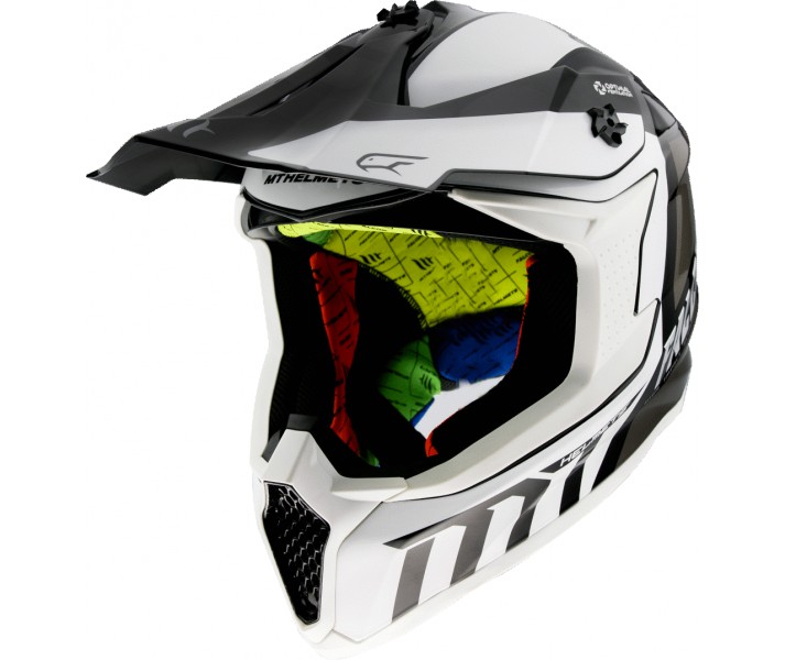 Casco MT Falcon Warrior Blanco Perla |11196531003|