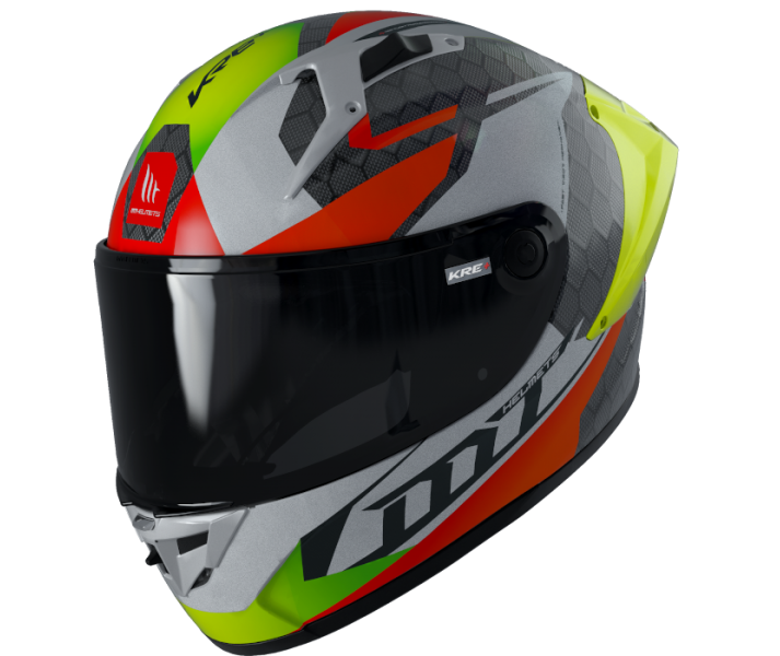 Casco MT Kre+ Carbon Projectile Gris Brillo |13027383203|