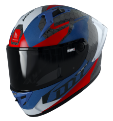 Casco MT Kre+ Carbon Projectile Azul Brillo |13027383703|