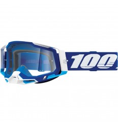 Máscara 100% Racecraft 2 Azul Lentes Clear |26012893|