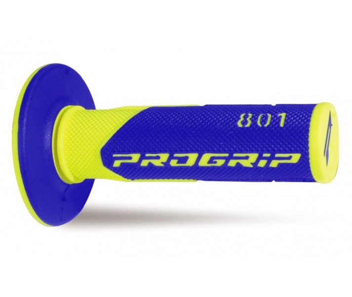 Puños Progrip 801 MX Amarillo Fluor Azul |801-252|