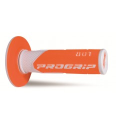 Puños Progrip 801 Mx Blanco Naranja |801-242|