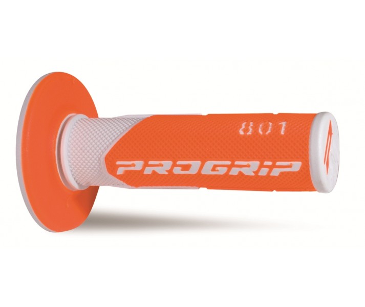 Puños Progrip 801 Mx Blanco Naranja |801-242|