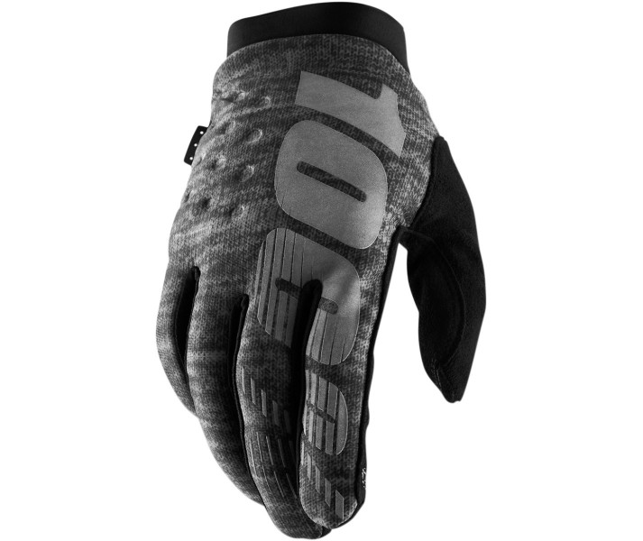 Guantes 100% Brisker Cold Gris |33305710|