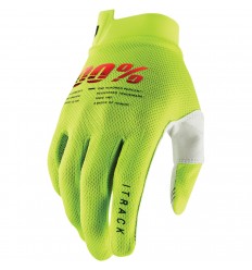 Guantes 100% Itrack Amarillo Fluor |33306601|