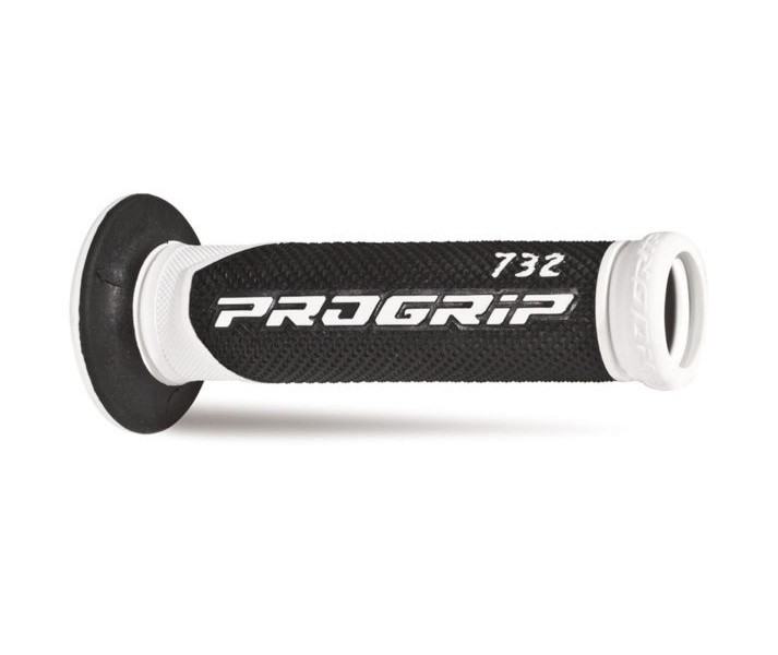 Puños Progrip 732 Dual Negro Blanco |06302029|