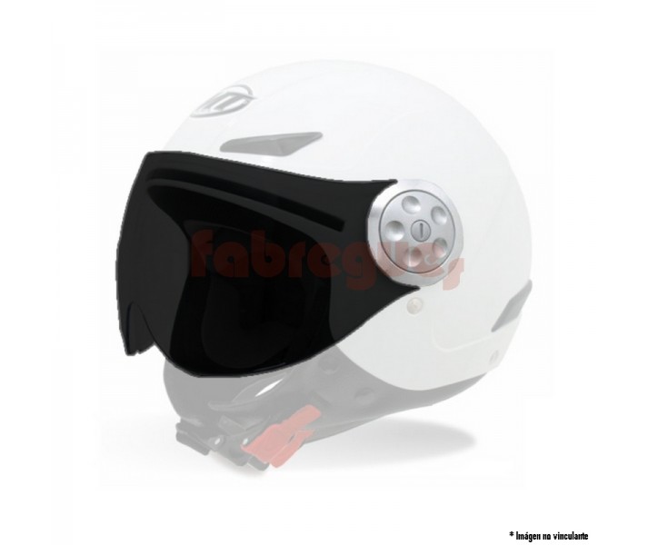 Pantalla Para Casco Mt Corta Negra(Mecanismos Incl.)Urban Ii / Urban Kid