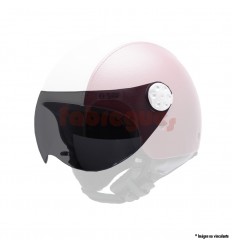 Pantalla Para Casco Mt (Nueva) Negra Retro Leather