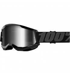 Máscara 100% Strata 2 Mirror Negro Plata |26012943|