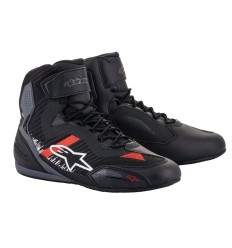 Botas Alpinestars Faster-3 Rideknit Negro Rojo Gris |2510319-1165|