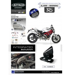 Soporte para candado Artago Kit Integracin Para Alarma Disco 32 Ducati MONSTER 0