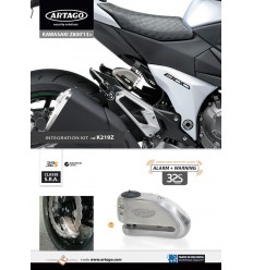 Soporte para candado Artago Kit Integracion 32 Silentblok Kawasaki Z800 12 Ref K