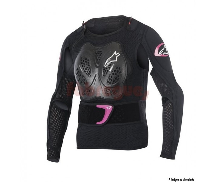 Peto integral Alpinestars motocross mujer stella bionic negro purpura 2016 |6516