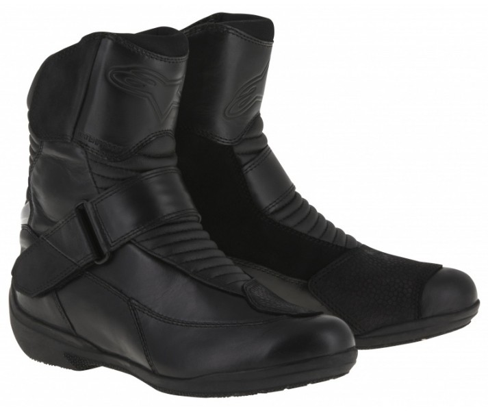 máquina de coser aprendiz presentación Botas Alpinestars moto carretera mujer valencia waterproof negro 2442216-10  - Fabregues Motos