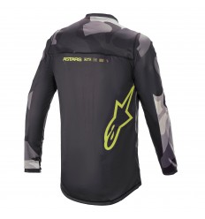 Camiseta Alpinestars Racer Tactical Gris Camo Amarillo |3761221-9155|