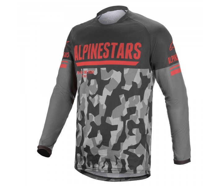 Camiseta Alpinestars Venture R Camo Negro |3763019|