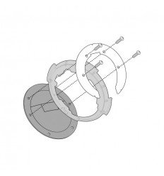 Kit Adaptador Givi Tanklock Para Kawasaki Z 650 17