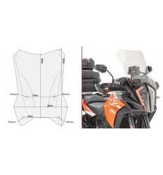 Cúpula Givi Para Ktm Super Adv S 1290 17 |D7706ST|