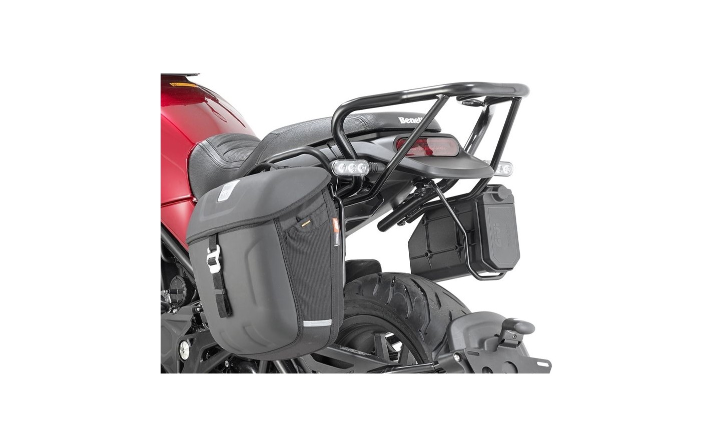 Alforjas set para Benelli Leoncino 500 / Trail RX80 bolsa trasera