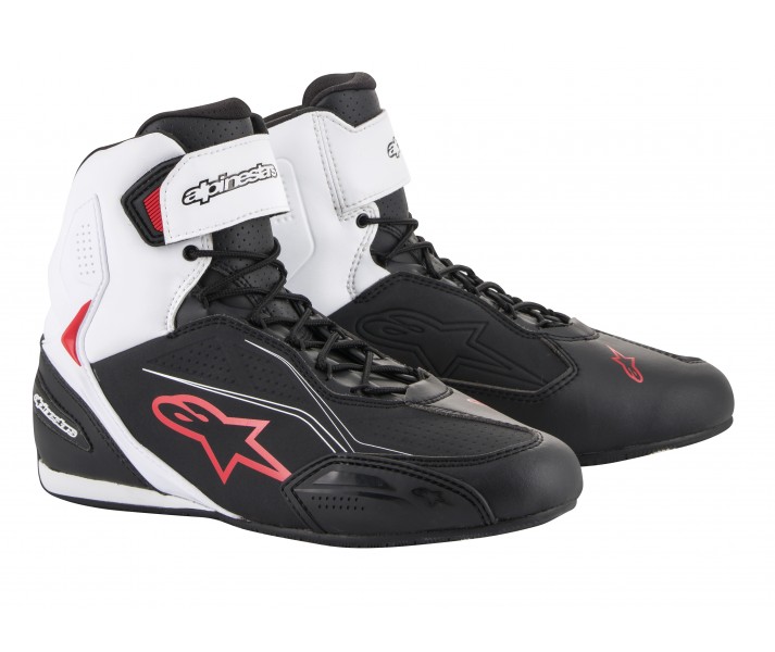 Zapatillas Alpinestars Faster-3 Negro Blanco Rojo |2510219-123|