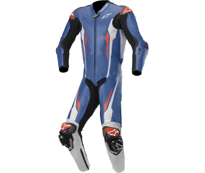 Mono Alpinestars Racing Absolute 1 Pieza Suit Tech-Air Compatible Azul Blanco Ne
