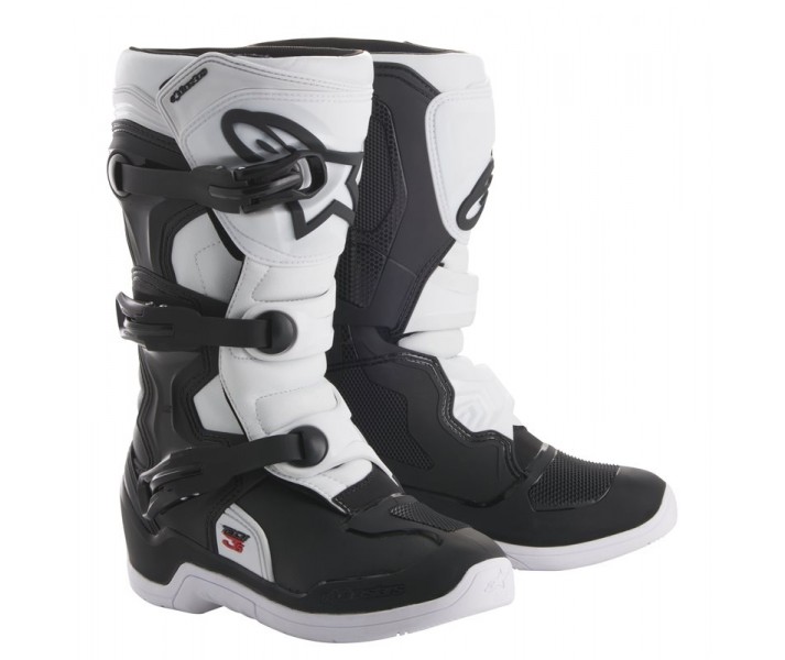 Botas Motocross Infantil Alpinestars Tech 3S Youth Negro Blanco |2014018-12|