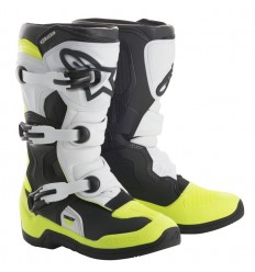 Botas Alpinestars Infantil Tech 3S Negro Blanco Amarillo Fluor |2014018-125|