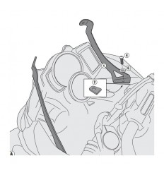 Kit Anclajes Específico Givi Para Cúpula 5107DT BMW F 700 GS 13a17 |D5107KIT|