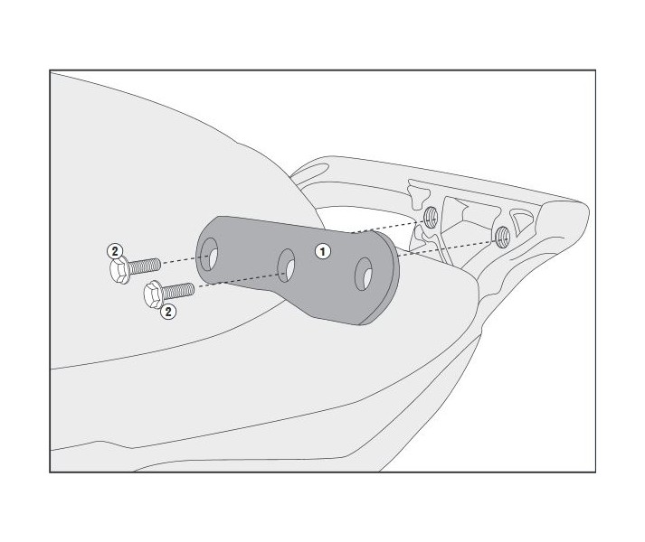 Anclaje Givi Especifico Sin Soporte Sr4114 Kawasaki Versys 650 15