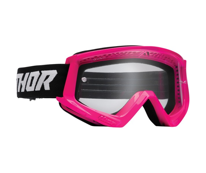 Máscara Infantil Thor Combat Rosa Fluor Negro |26013051|