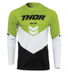 Camiseta Thor Sector Chev Negro Verde |29106473|