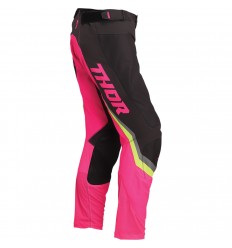 Pantalón Thor Mujer Pulse Rev Charcoal Rosa Fluor |29020295|