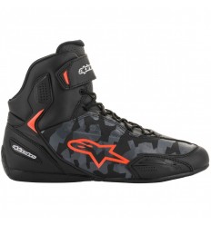 Botas Alpinestars Faster 3 Negro Gris Camo Rojo |2510219-9003|