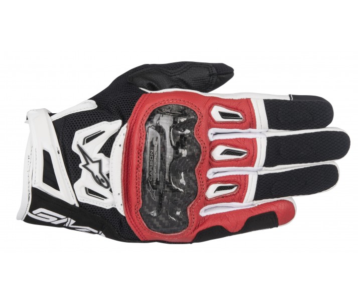 Guantes Alpinestars Smx-2 Ac V2 Negro Rojo Blanco |3567717-132|