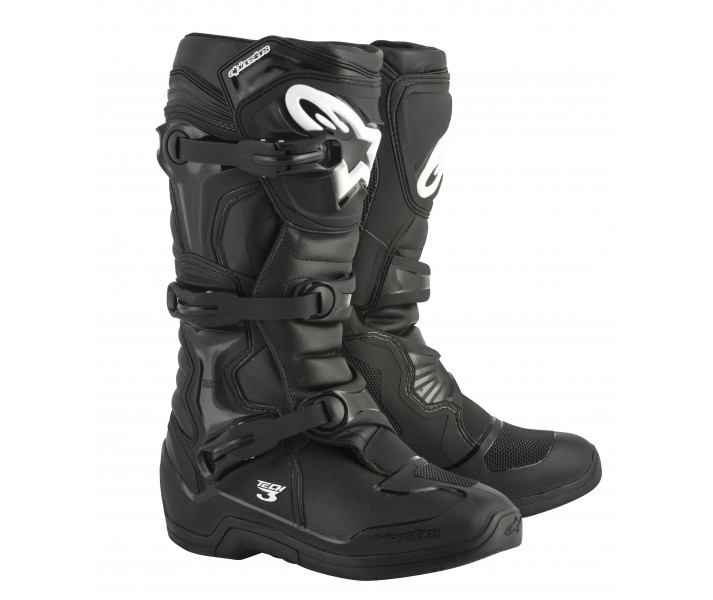 Botas Motocross Mujer Alpinestars Stella Tech 3 Negro Blanco Rosa, 2013218-130