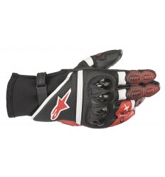 Guantes Alpinestars Gp X V2 Gloves Negro Blanco Brillo Rojo |3567219-1304|