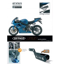 Soporte para candado Artago Kit integracin 69 Trimph DAYTONA 675 08-09 Ref KT675