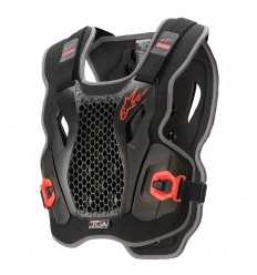 Peto Alpinestars Bionic Action Negro Rojo |6700421-13|