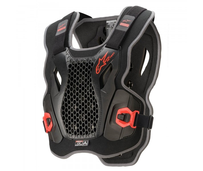 Peto Alpinestars Bionic Action Negro Rojo |6700421-13|