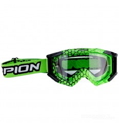 Máscara Motocross Scorpion Neon Verde-Negro E16