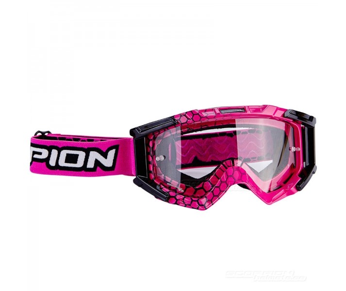 Máscara Motocross Scorpion Rosa-Negro E16